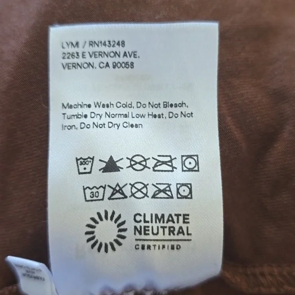 Reformation, Square Neck Long Sleeve Top, Brown, VGUC, Women's M - Picture 12 of 12